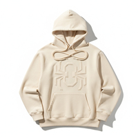 Sudadera con capucha de invierno al por mayor, personalizada con gráficos y pedrería, para hombre, diseño de telaraña, chándal 100% algodón, jersey con capucha, sublimación digital