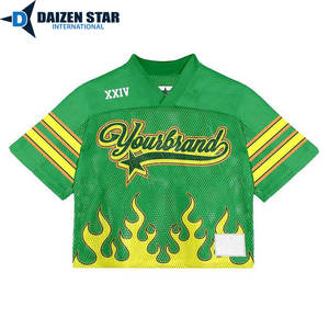 Maillot en maille personnalisé avec nom d'équipe et nom de joueur, 100% polyester respirant, séchage rapide, antibactérien, anti-UV, manches courtes, toutes tailles - Product Image 5