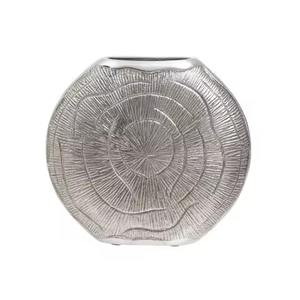 Florero de metal de lujo para arreglos florales en mesas de boda, soporte para centros de mesa en eventos, fiestas y cenas. - Product Image 3