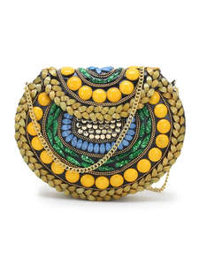 Bolsos de mano de metal Firoja Indian Design of Mosaic Work de LUXURY CRAFTS para mujer a un precio razonable - Product Image 5