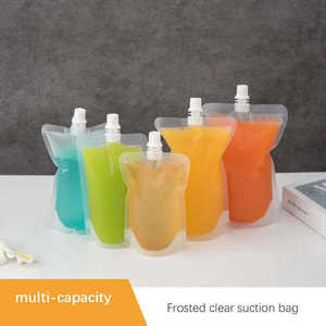 Manufacturer BOPP+PET+PE Plastic Bags Pouch Spouts 200ml 30ml Disposable Food Grade Beverage <b>Drinks</b> Juice Package <b>Stand</b> Vietnam - Product Image 4