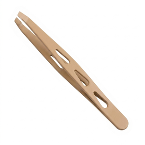 Pinzas para Cejas y Pestañas de Acero Inoxidable con Punta Fina, Herramienta de Precisión para Separación de Pestañas y Modelado de Cejas, Manual Quirúrgico - Product Image 1