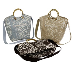 Printed Tote <b>Bag</b> PP Laminated 10 Oz Natural Canvas All Over Print Round Cane & <b>Long</b> Webbing Handle for Screen Printing & Gifts - Product Image 5
