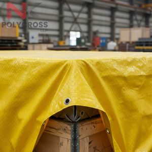 Bâche en plastique haute résistance, imperméable et indéchirable, en stock, pour couverture de camion, protection de marchandises et équipement extérieur - Product Image 2