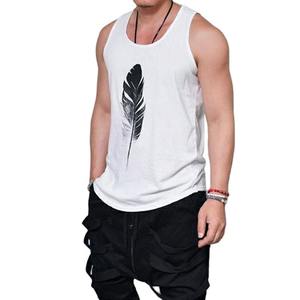 Camisetas sin mangas transpirables de color sólido para hombre, chaleco de poliéster para gimnasio, fitness, baloncesto, camiseta sin mangas para correr y entrenar - Product Image 1