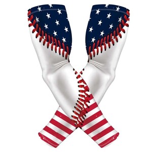 Mangas de compresión deportivas transpirables, resistentes al agua y ecológicas para protección solar, ideales para baloncesto y ciclismo. - Product Image 6