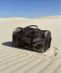 Bolsa de Viaje de Gran Capacidad, de Cuero Genuino, Ligera, Plegable, de Moda, Bolsa de Fin de Semana, de Cuero Vacuno, para Llevar Equipaje - Product Image 2