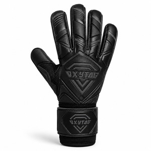 OXYTAG Football Goalkeeper Gloves Full Finger Leather Breathable Non-Slip Adjustable Wrist <b>Strap</b> Goalkeeper Gloves - Product Image 5