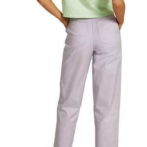 Pantalones Chinos Transpirables para Mujer, Color Liso Teñido, Patrón de Color Sólido, Ligeros, Personalizables con Impresión, de Alta Calidad, Corte Relajado - Product Image 5