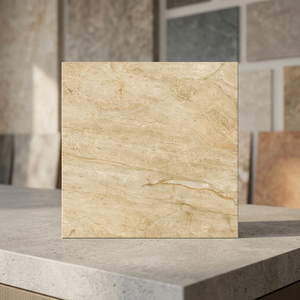 60x60 Low Price New Model Double Charge Flooring Marble Look Vitrified Ceramic Atom Beige Porcelain Floor Tiles in Sri Lanka - Product Image 6