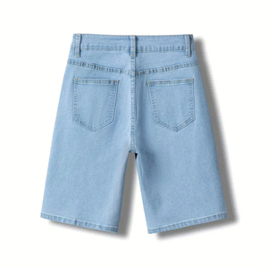Women <b>Stretch</b> <b>Denim</b> Shorts Comfortable Casual Summer Bottoms Slim Fit Lightweight Outdoor Fashion Wear - Product Image 6