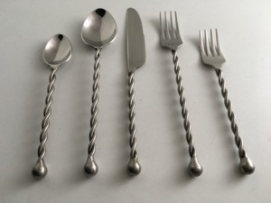 Golden Stainless Steel Cheese <b>Knife</b> Set Wood Handle Modern Design Rust Resistant Dishwasher <b>Safe</b> Eco-Friendly Flatware for - Product Image 6