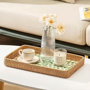 ถาดเสิร์ฟอาหารสำหรับโรงแรมรีสอร์ทคาเฟ่คุณแม่ทำด้วยมือเกรดเป็นมิตรกับสิ่งแวดล้อมการค้าทนทานสำหรับตกแต่งอาหาร - Product Image 3