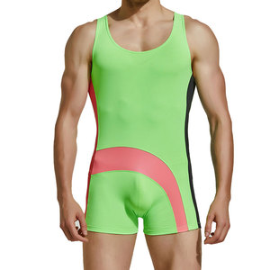 Wrestling <b>Singlets</b> <b>For</b> <b>Men</b> Comfortable And Flexible Fit <b>For</b> Training Practice Gym Workout And Competition Matches - Product Image 1