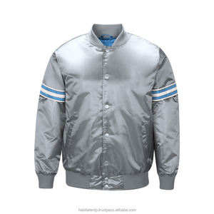 Veste pour homme Pure Grey Stain Lightweight Varsity Baseball Designer Shop Fabrication sur mesure - Product Image 1