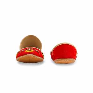 Chaussures plates Khusa pour femme Red Fancy EC8559 - Product Image 2