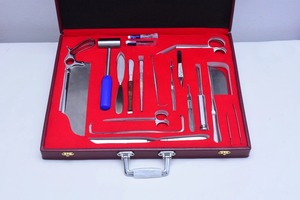 Ensemble d'instruments chirurgicaux pour autopsie post-mortem, qualité supérieure, acier inoxydable, kit de dissection pour pathologie médico-légale, réutilisable - Product Image 4