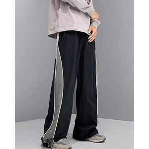 Pantalones Deportivos Casuales Personalizados, Holgados, de Pierna Ancha, de Nailon, Resistentes al Viento, Estilo Vintage, de Secado Rápido, Ligeros, para Hombre - Product Image 1