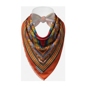 NORTH APPROACH Women's <b>Square</b> <b>Silk</b> <b>Scarf</b> Floral Print Elegant Multi-Functional Fashion Accessory All Seasons - Product Image 1