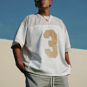 Camiseta Personalizada para Hombre, 100% Algodón, Gruesa, Extra Grande, Lisa, Vintage, Lavada, con Estampado Personalizado, Estilo Urbano - Product Image 3