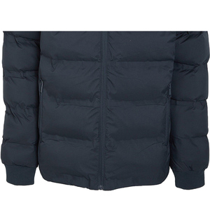Front Logo Men Plus Waterproof Windproof Casual Winter Jacket Pockets Wholesale OEM Custom Printed <b>Fleece</b> Puffer Stand Collar - Product Image 3