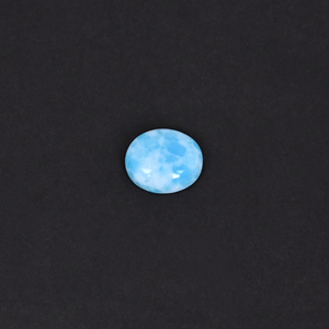 Synthetic <b>Larimar</b> Gemstone Oval Shape 2.20 Carat 8x10mm - Product Image 4