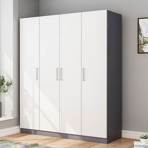 Armoire coulissante moderne en MDF blanc sur mesure JY Project, certifiée E1/E0, étanche, style européen, pour dressing et organisation de placards - Product Image 3