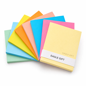 Bloc-notes magnétique en spirale en gros, 80 g/m², autocollants amovibles créatifs et colorés pour étudiants et bureau - Product Image 6