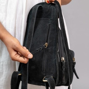 Sac à dos multifonctionnel en cuir suédé de haute qualité d'usine avec sac à dos pour femmes pour ordinateur portable de luxe portable de grande capacité - Product Image 4