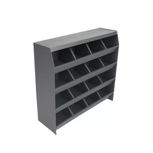 ชั้นวางของแบบขั้นบันได 5 ชั้น คลาสสิค 16 ช่อง วัสดุเหล็กคาร์บอน สำหรับวางบนโต๊ะในร่ม ขนาด 58.4x58.4x15.2 ซม. - Product Image 2