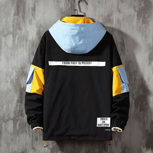 เสื้อแจ็คเก็ตกันลมสำหรับผู้ชาย ระบายอากาศได้ดี เหมาะสำหรับวิ่ง แคมป์ปิ้ง เดินป่า ปั่นจักรยาน กีฬากลางแจ้ง รุ่นใหม่ล่าสุด แจ็คเก็ตซิปเต็มตัวสำหรับผู้ชาย - Product Image 2