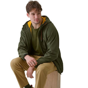 Chaqueta con capucha softshell de diseño personalizado para hombre y mujer, de alta calidad, impermeable, transpirable y cortavientos para el invierno. - Product Image 3