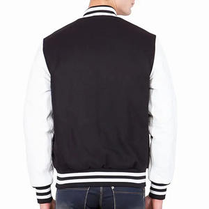 Prix raisonnable, design tendance, meilleure qualité, vestes varsity en laine personnalisées avec manches en cuir pour hommes - Product Image 6
