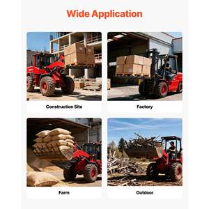 Heavy Duty Pallet Forks Tractor Loader <b>Attachments</b> 68.5\" Clamp Debris Buckets 7 Fork Tines <b>Attachments</b> <b>Construction</b> <b>Machinery</b> - Product Image 6