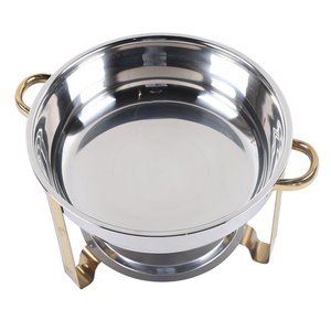 Commercial Grade Chafing Dish Stainless Steel Mirror Finished <b>Buffet</b> <b>Warmer</b> with Lid and Stand Professional Catering Equipment - Product Image 5