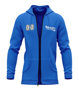 2025 Hombres de moda Sudadera con capucha con cremallera completa OEM ODM Sudadera Tela de mezcla de algodón con acabado de alta calidad - Product Image 5