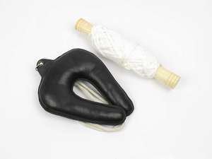 DISCOVER IMPEX Señuelo de cetrería de doble almohadilla de cuero para entrenamiento de halcones y cerneros, con cordón, profesional para entrenamiento de cetrería de aves de presa - Product Image 3