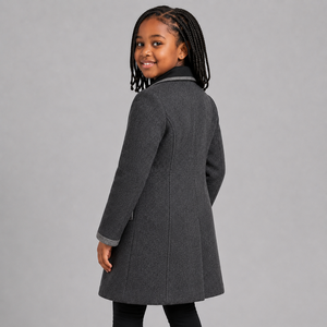Nuevos abrigos de lana para niños para el invierno, abrigos de lana cálidos para niños, ropa exterior informal y elegante, chaquetas cómodas para clima frío para niños - Product Image 3