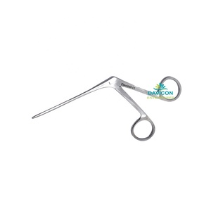 Pince à micro-oreille gauche de haute qualité Instruments chirurgicaux ORL manuels en acier inoxydable avec bord dentelé - Product Image 3