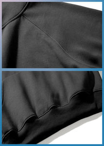 Sweat-shirt à capuche unisexe personnalisé, de haute qualité, surdimensionné, vintage, lourd, streetwear pour hommes - Product Image 4