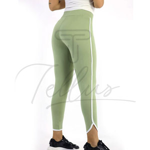 Pantalones de yoga de cintura alta para mujer, venta al por mayor de fábrica, ropa deportiva, leggings de gimnasio con estampado personalizado, control de abdomen, leggings de talla grande para mujer - Product Image 3