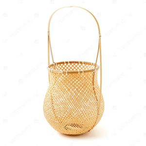 Vietrustic Handmade Woven <b>Lantern</b> Light Hurricane Candle Holder <b>Bamboo</b> Rattan <b>Lantern</b> Hanging Candle Holders - Product Image 3