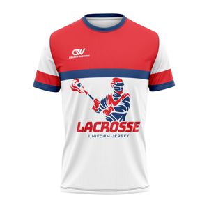 Camiseta de Práctica de Lacrosse Juvenil con Logotipo Personalizado OEM, Ligera, 100% Poliéster, Secado Rápido, Uniforme de Equipo Infantil, Precio de Fábrica al por Mayor - Product Image 1
