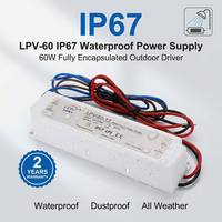 Alimentation étanche LPV-60-5 5V 8A 40W IP67, transformateur LED à tension constante AC/DC pour éclairage extérieur 110V 220V