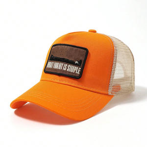 Gorras trucker premium con bordado personalizado, malla trasera y cierre snapback para hombres y jóvenes, pedidos al por mayor. - Product Image 3