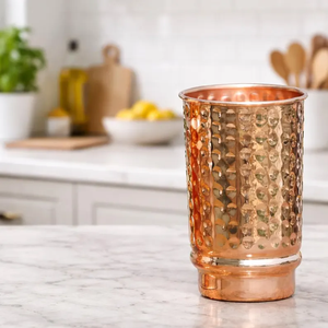 Vaso de Cobre Puro Hecho a Mano de Calidad de Exportación, Vaso de Cobre Personalizado en Tamaño a Medida - Product Image 2