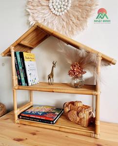 Rattan Doll House Toy <b>Set</b> With Coffee Maker And Ice Cream Accessories For Kids 2-4 Years Unisex Play Furniture - Product Image 3