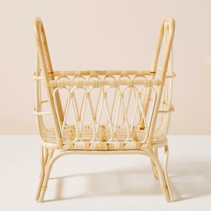 Accessoires pour poupées à prix avantageux, berceau en rotin naturel, mini berceaux, jouets pour bébés et tout-petits - Product Image 5