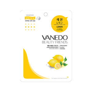 Masque à l'essence de citron VANEDO - Beauté coréenne, soins de la peau coréens, cosmétiques coréens, masque visage sans cruauté animale, éclat et atténuation des taches brunes - Product Image 1