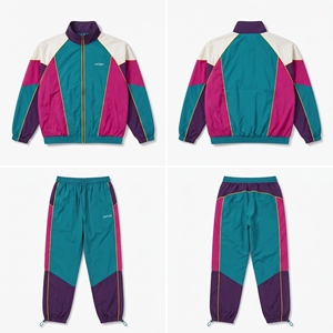 ชุดวอร์มฟุตบอลแบบกำหนดเอง 3 ชิ้น เสื้อแจ็คเก็ต เสื้อกั๊ก กางเกง ชุดทีม - Product Image 1